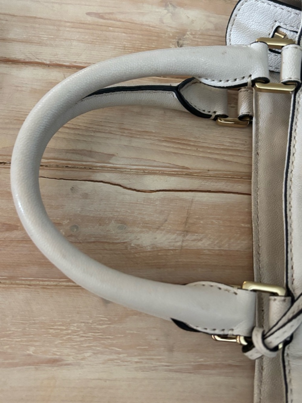 Michael Kors Retired Kingsbury Buckey Canvas/leather Crossbody - Picture 8 of 11